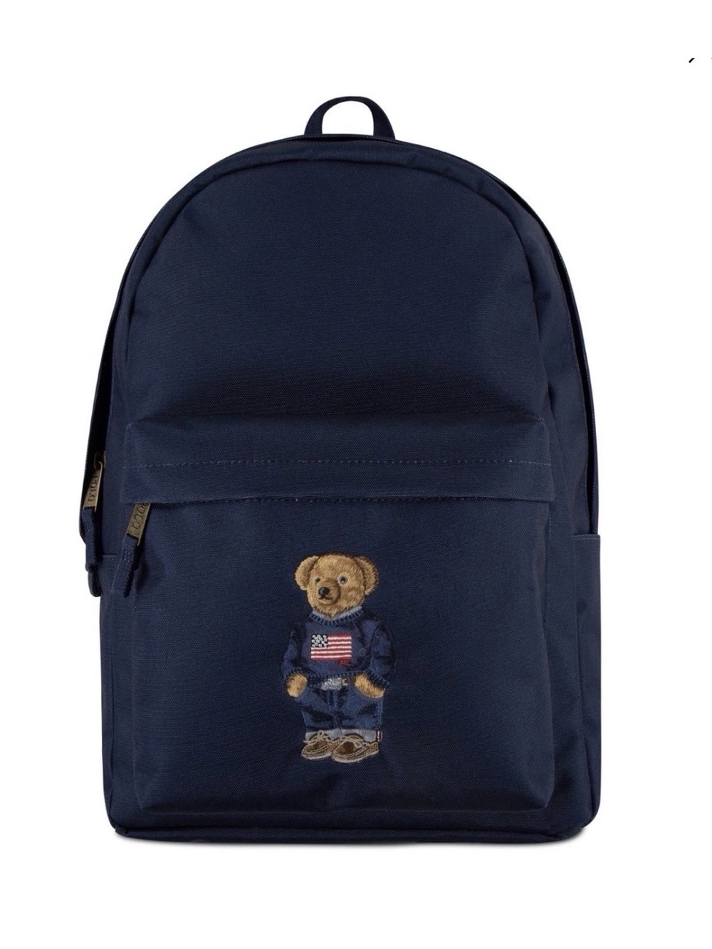 Polo by Ralph Lauren Navy Backpack with Bear Patch
